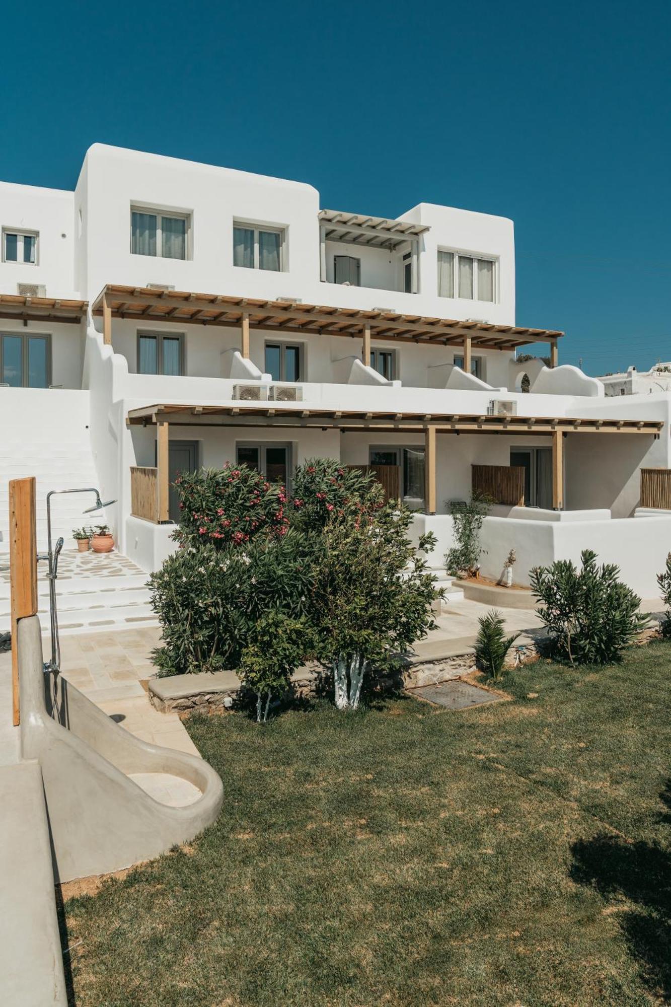 Ostria View Mykonos Panzió Mykonos Town Kültér fotó