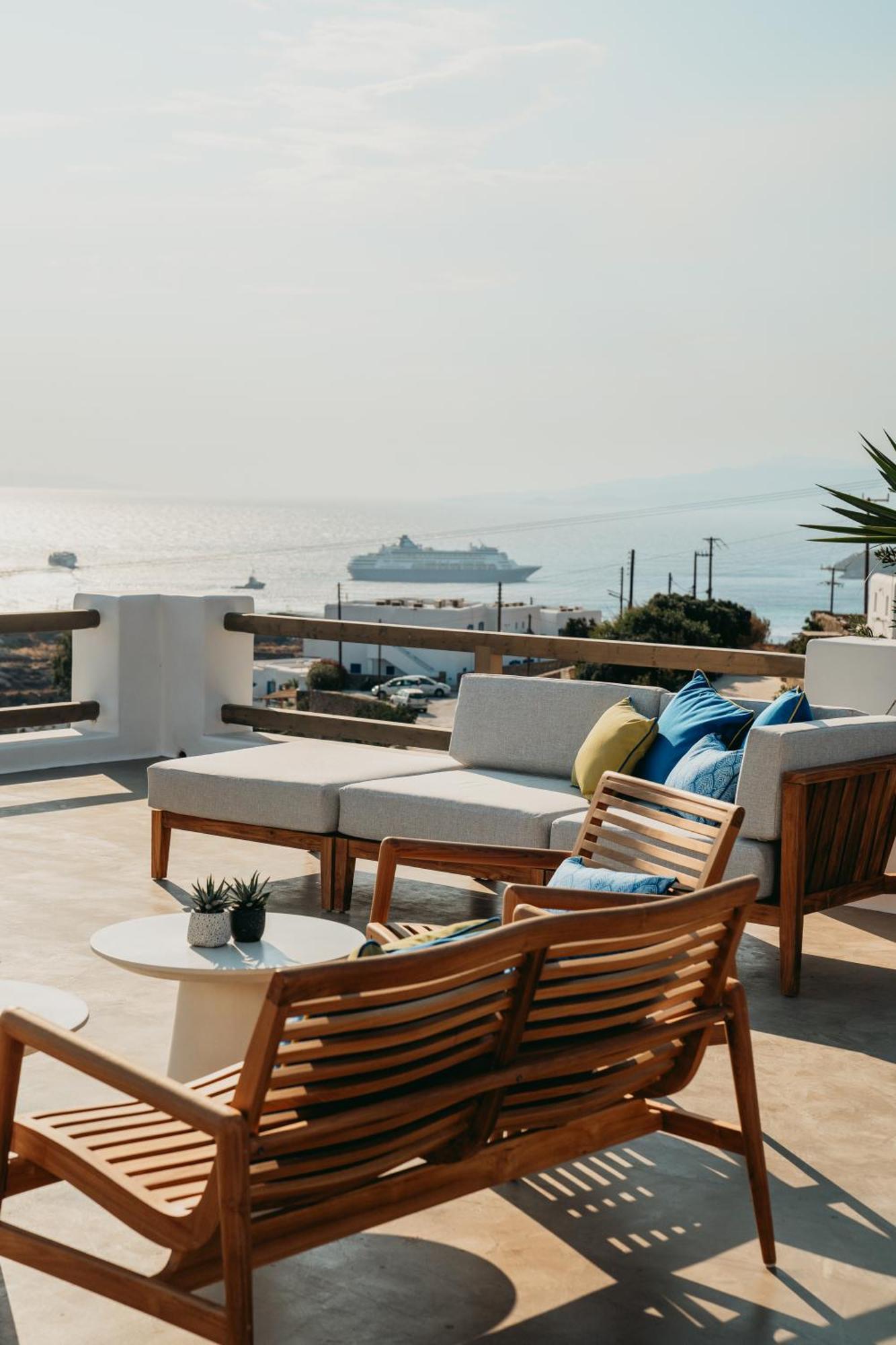 Ostria View Mykonos Panzió Mykonos Town Kültér fotó