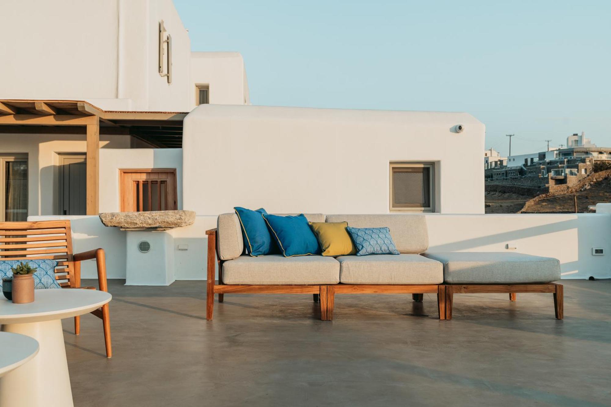 Ostria View Mykonos Panzió Mykonos Town Kültér fotó