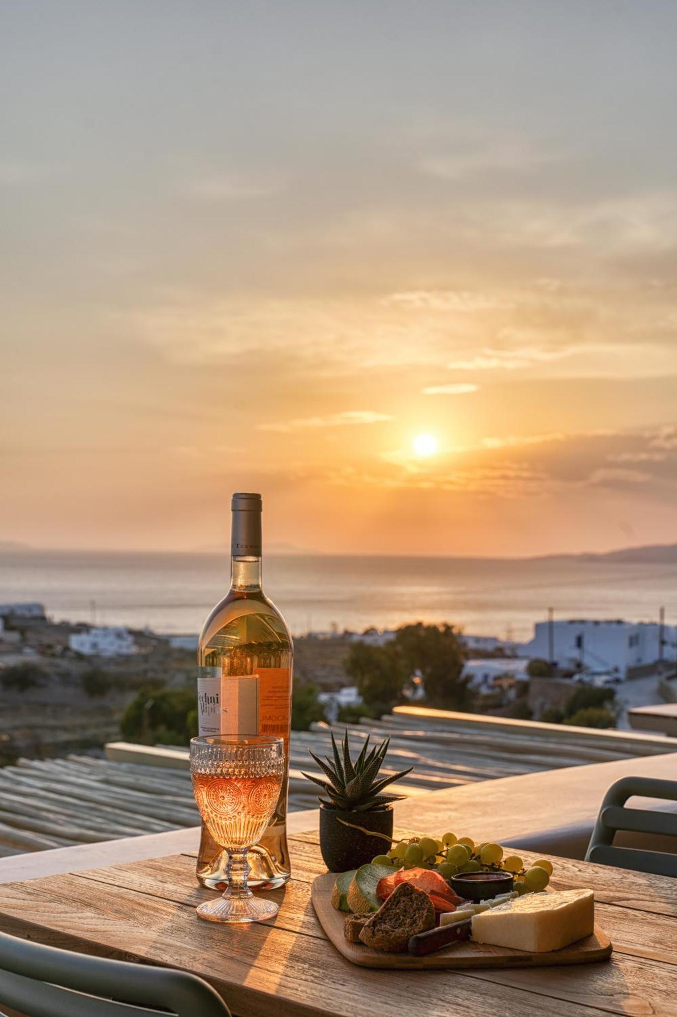 Ostria View Mykonos Panzió Mykonos Town Kültér fotó