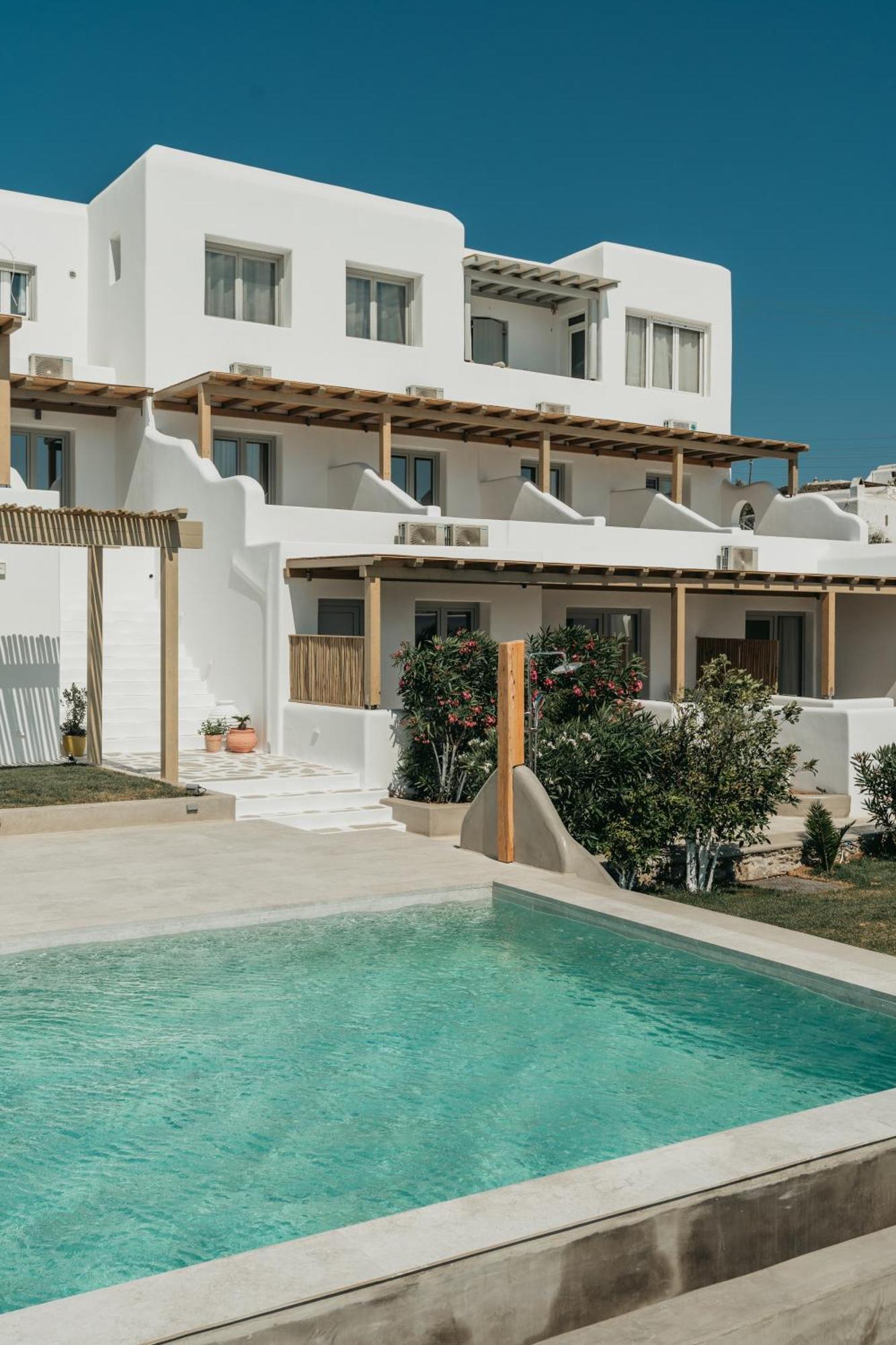 Ostria View Mykonos Panzió Mykonos Town Kültér fotó