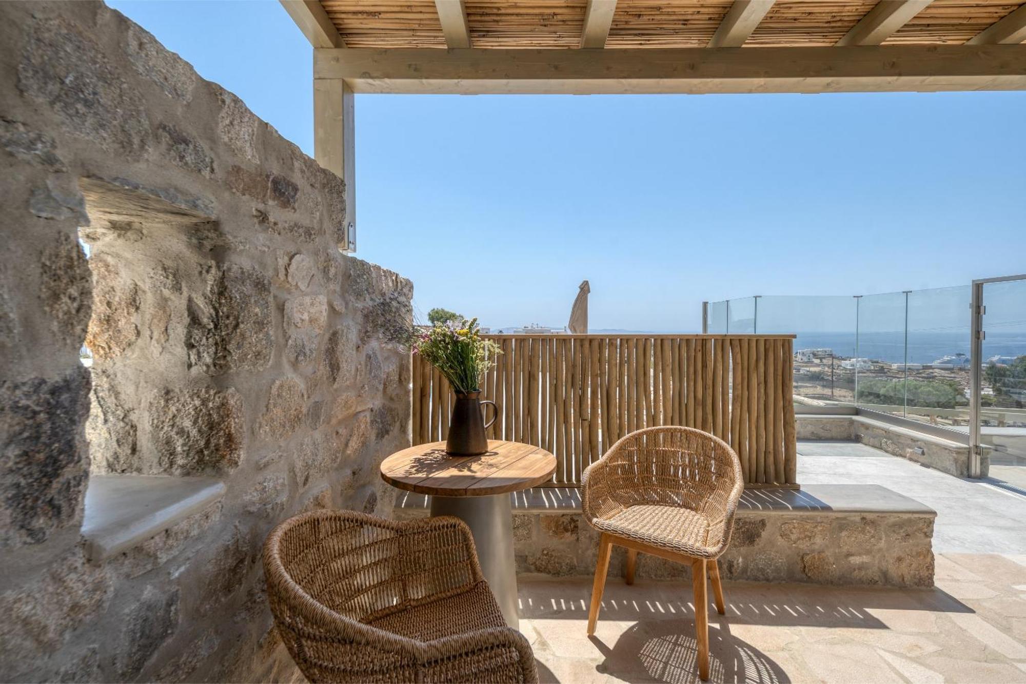 Ostria View Mykonos Panzió Mykonos Town Kültér fotó