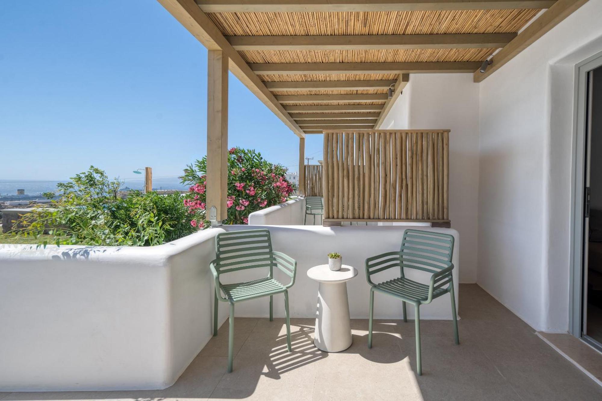 Ostria View Mykonos Panzió Mykonos Town Kültér fotó