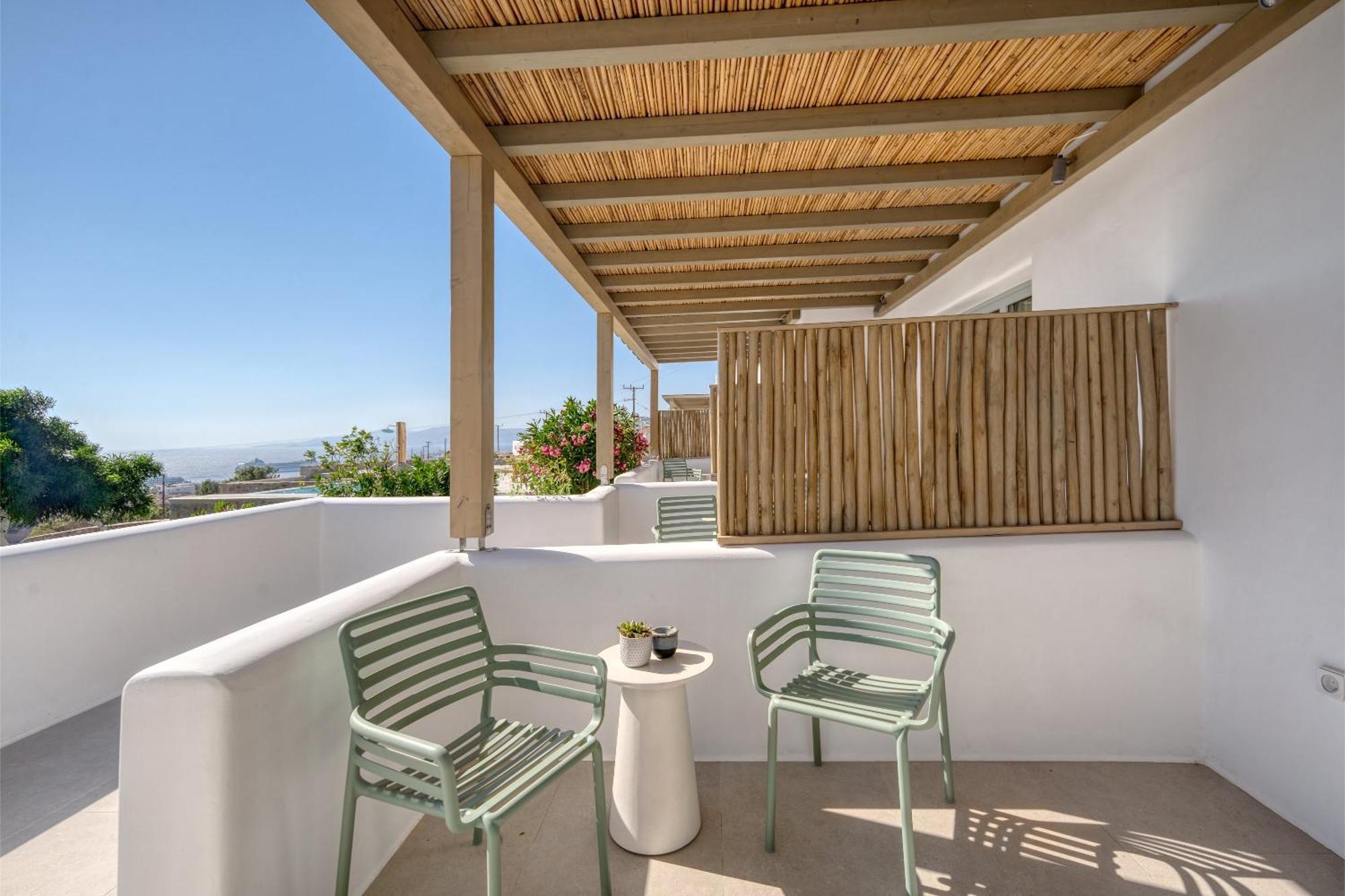 Ostria View Mykonos Panzió Mykonos Town Kültér fotó