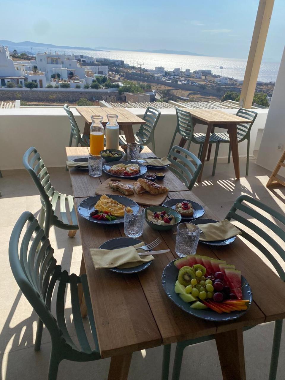 Ostria View Mykonos Panzió Mykonos Town Kültér fotó