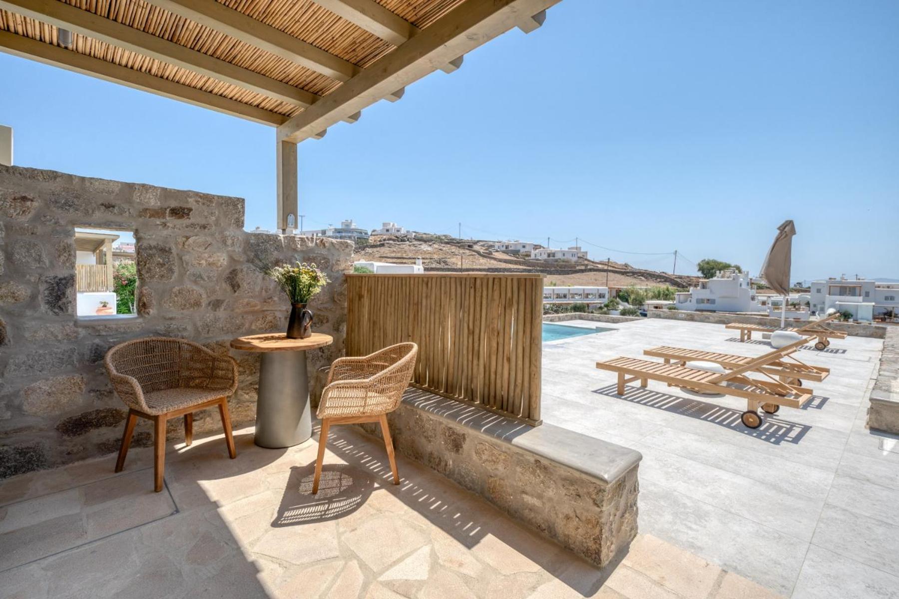 Ostria View Mykonos Panzió Mykonos Town Kültér fotó