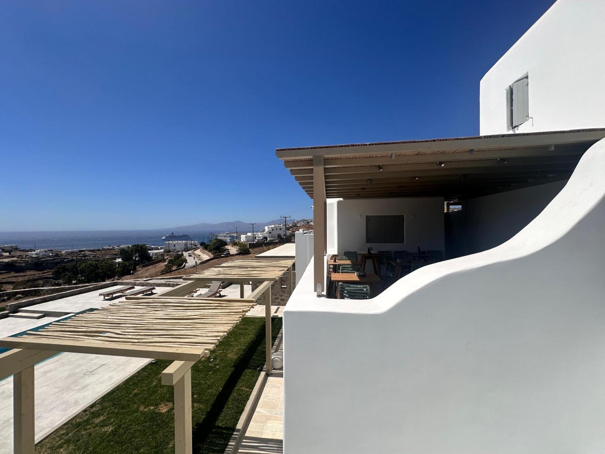 Ostria View Mykonos Panzió Mykonos Town Kültér fotó