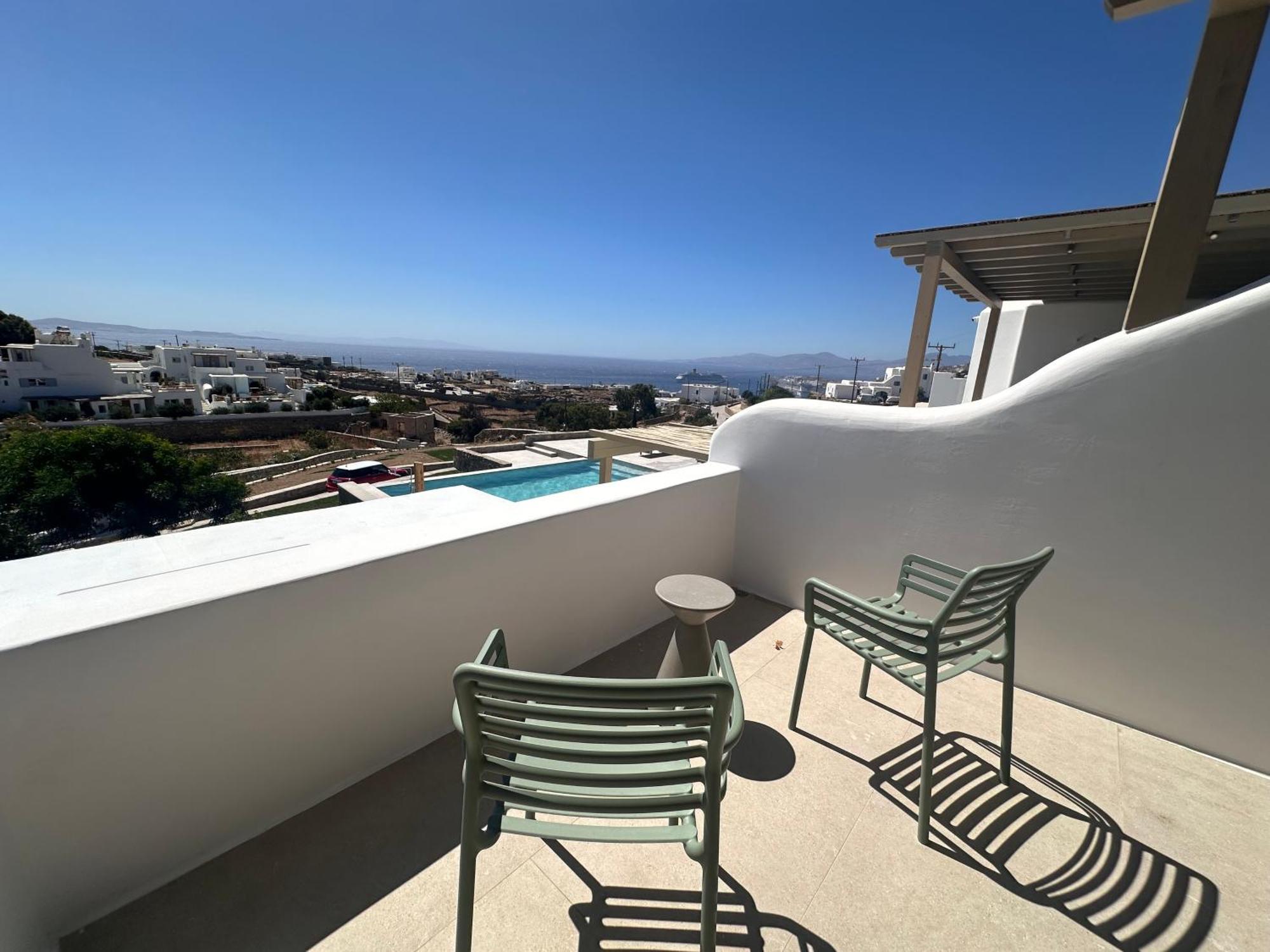 Ostria View Mykonos Panzió Mykonos Town Kültér fotó